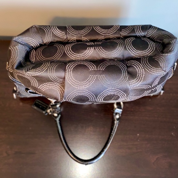 Vintage Black Coach Carry All - Picture 8 of 8